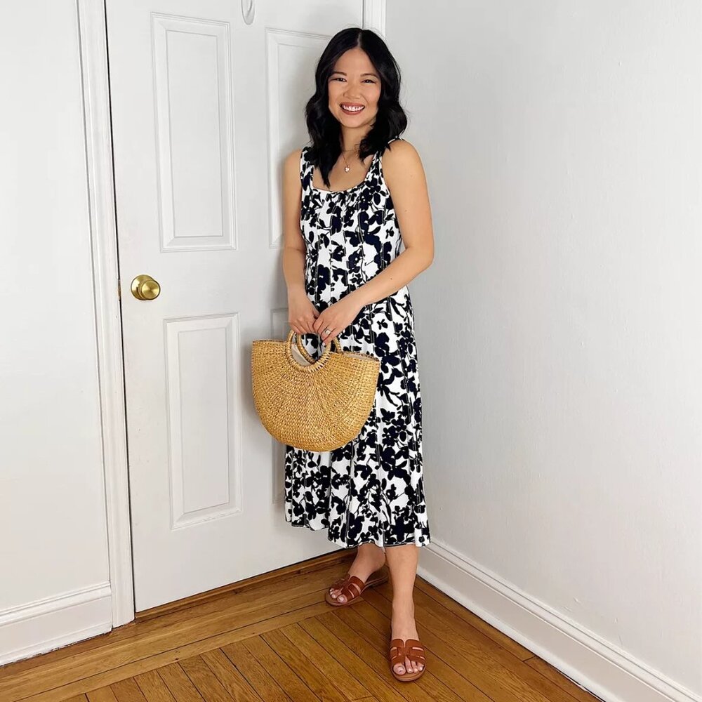 LOFT Forget Me Not Ponte Seamed Midi Dress Size 10